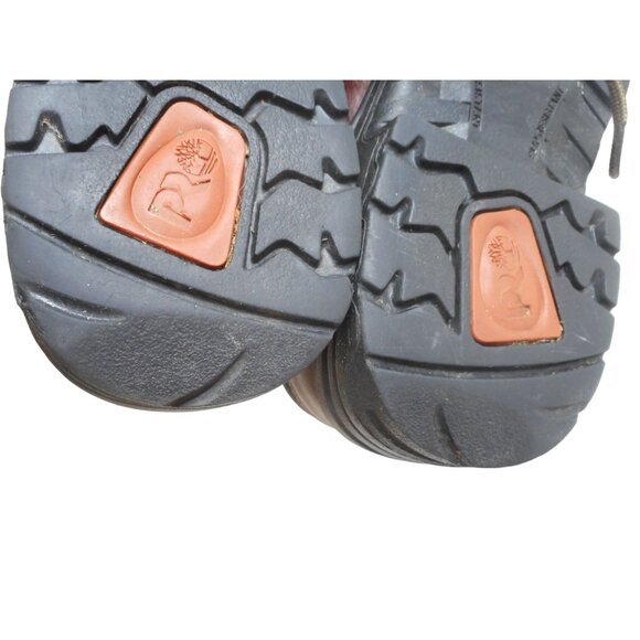 Brown Leather TIMBERLAND PRO rebolt Oxford Shoe Size 9.5 W slip oil resistant - Picture 8 of 10